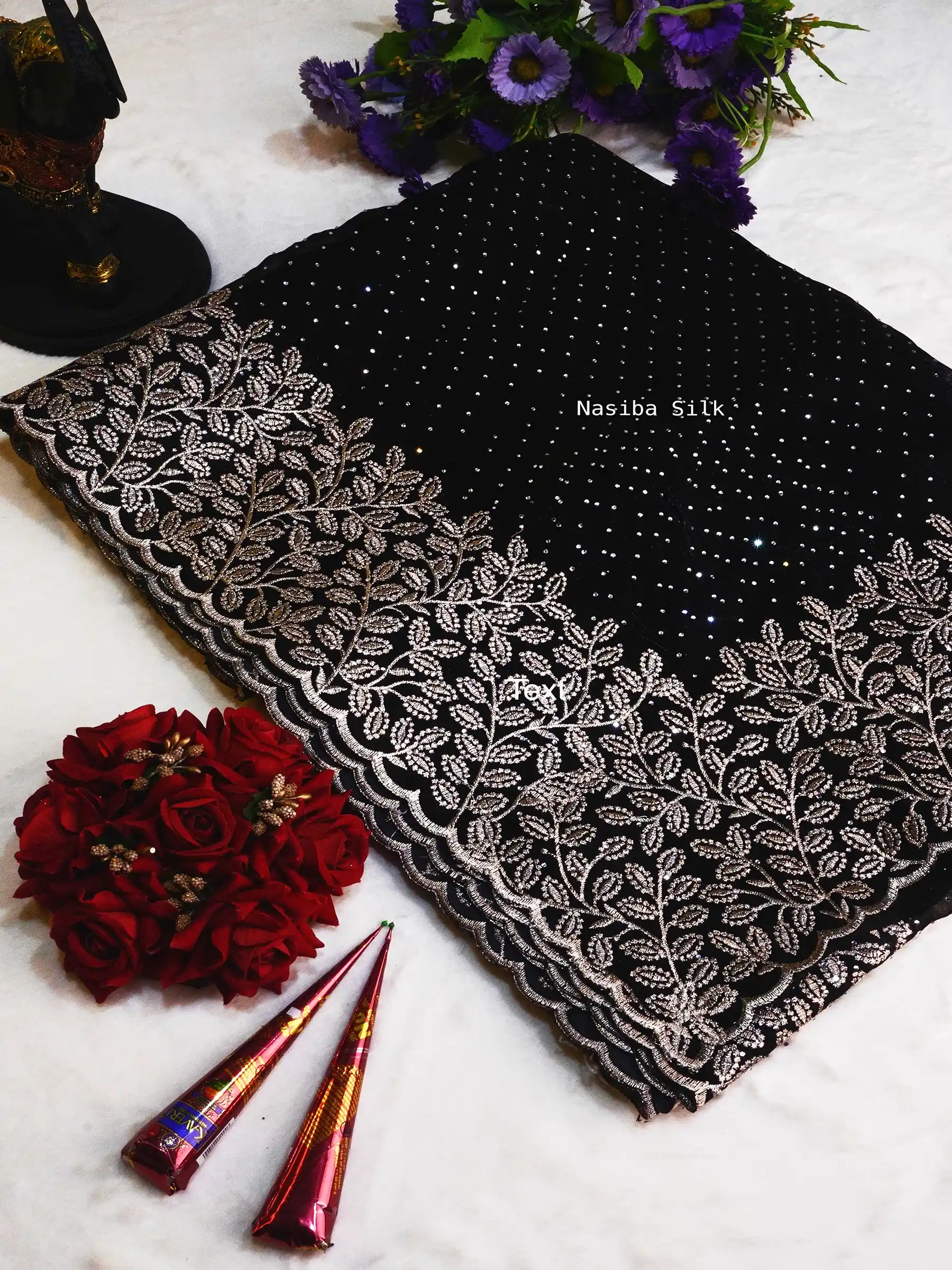jemi Chu Georgette party Saree